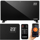 Електричний скляний обігрівач Kaminer Zelva 2500W WiFi Smart Life чорний 26572 фото 2