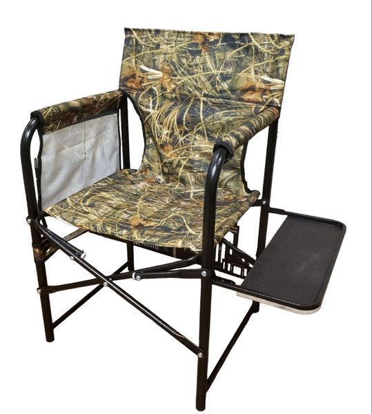 Складаний туристичний стілець Комфорт Очерет з бакелітовою полицею 130 кг 1003 фото