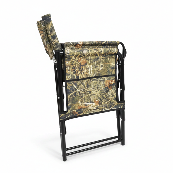 Складаний туристичний стілець Комфорт Очерет з бакелітовою полицею 130 кг 1003 фото